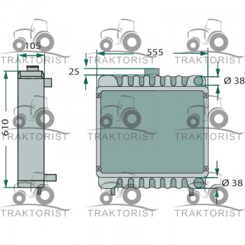 Kühler für Case IH